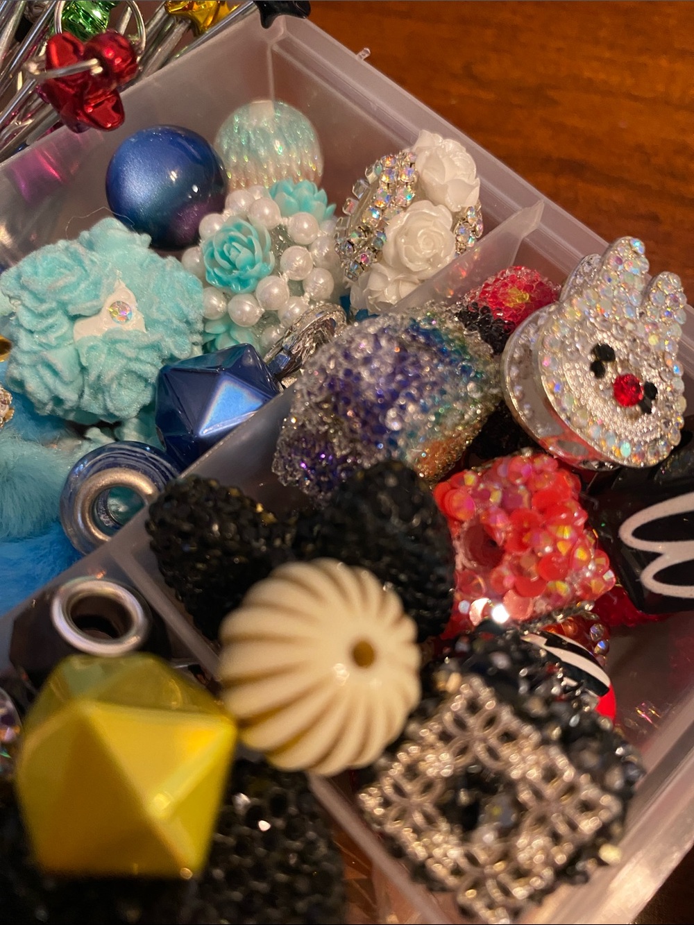 Bead Bundle Keychain Bag charm kit New - Picture 11 of 17